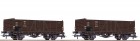 76106 Roco Set of 2 gondola cars type Omm Villach